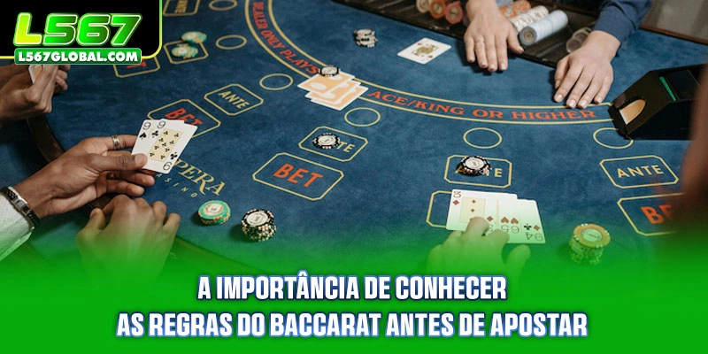 A importância de conhecer as Regras do Baccarat antes de apostar