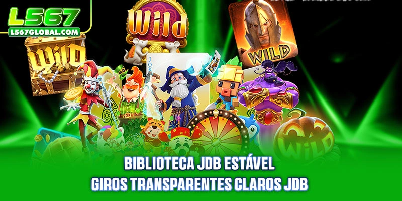 Biblioteca JDB estável, giros transparentes claros JDB
