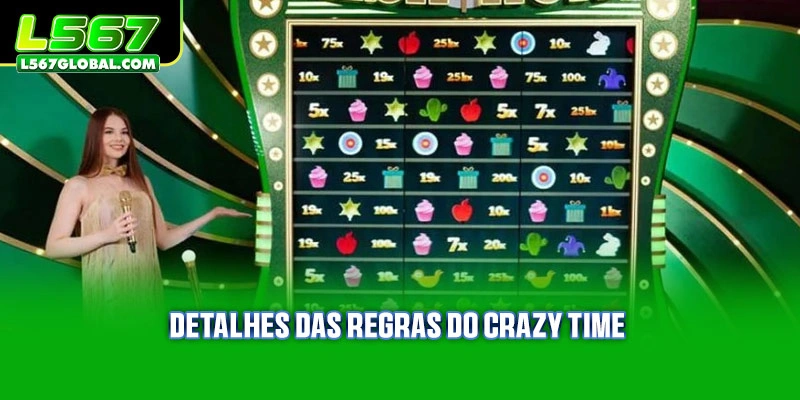 Detalhes das regras do Crazy Time
