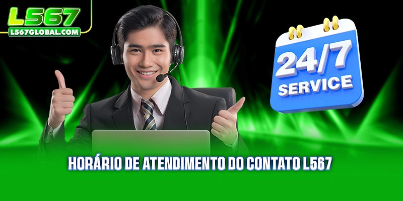 Contato L567 3 Horário de atendimento do Contato L567