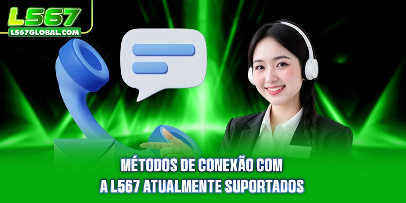 Contato L567 2 Métodos de conexão atualmente suportados