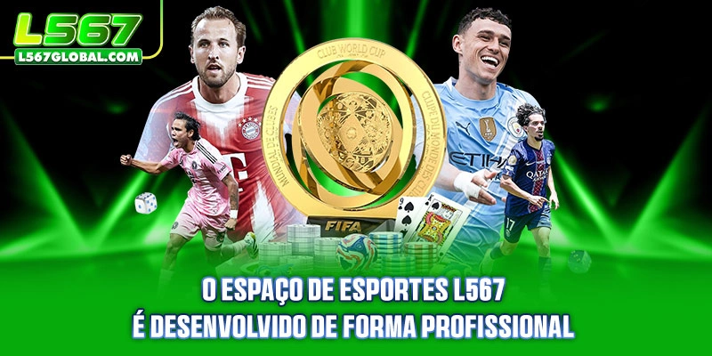 O espaço de Esportes é desenvolvido de forma profissional