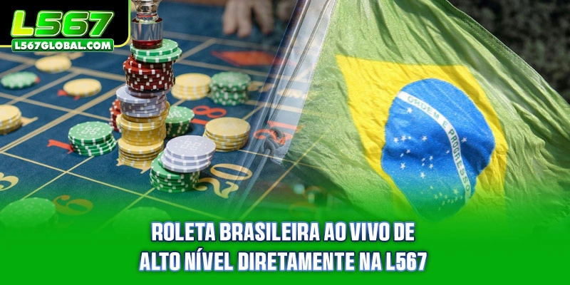 Roleta Brasileira ao vivo de alto nível diretamente na Marca